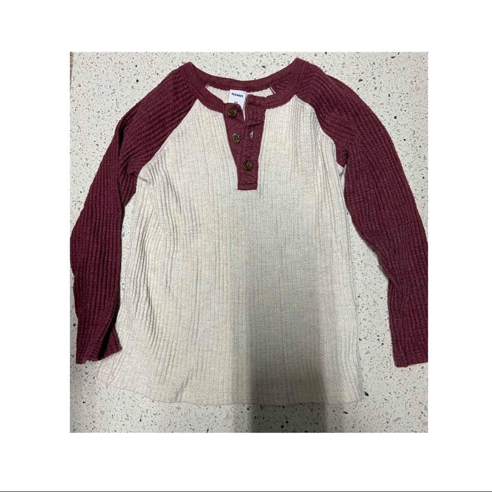 OLD NAVY | Toddler Boy Long Sleeve Thermal Shirt.